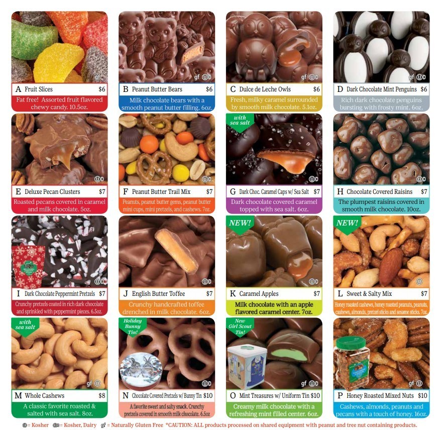 Candy & Nut Items Candy & Nut Items