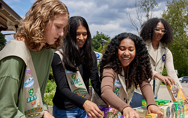 Girl Scout Cookie Badges and Pins